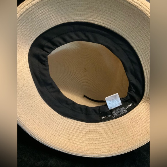 NWOT Angela & William Beige Straw Hat - Picture 7 of 9